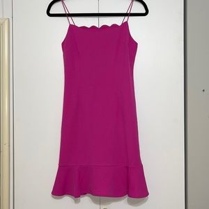 Hot pink short formal dress